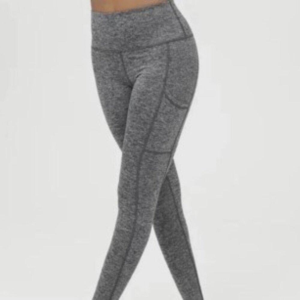 Aerie Heathered Dark Grey Leggings w Pocket - M (Closet closing permanently 5/15